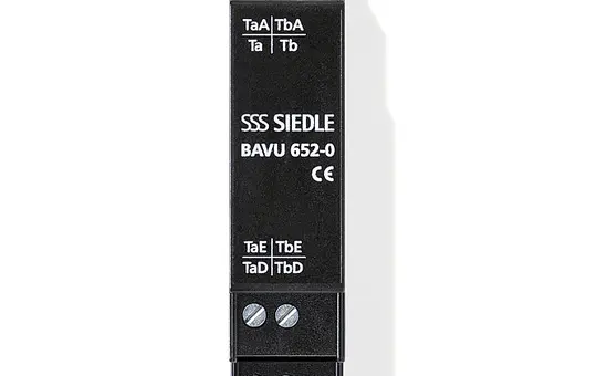 SIEDLE BAVU 652-0 Bus-Audio/Video-Verteiler unsymmetrisch