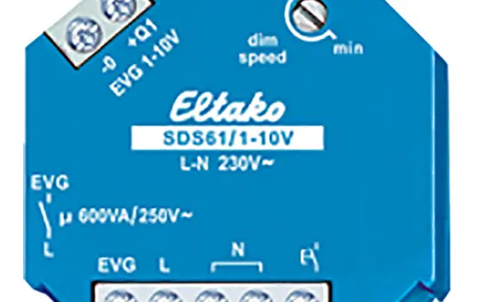 ELTAKO SDS61/1-10V Dimmschalter UP 1-10 V, nicht potentialfrei