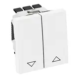 OBO BETTERMANN 6120950 Rollladenschalter 1 Modul | reinweiß