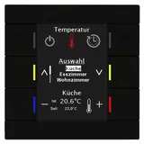 MDT BE-BZS8606.01 KNX-Bedienzentrale Smart 86 schwarz matt