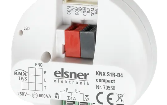 ELSNER 70550 KNX-Universalaktor UP 2-fach, 4 Eingänge