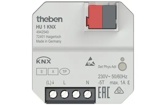 THEBEN HU 1 KNX KNX-Heizungsaktor UP 1-fach