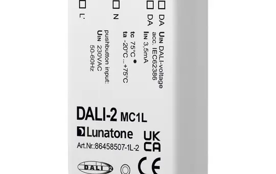 LUNATONE 86458507-1L-2 DALI-2-Tasterinterface MC 230 V, 1-fach