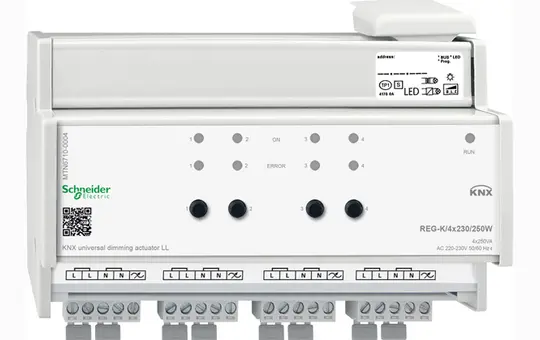 SCHNEIDER MTN6710-0004 KNX-Dimmaktor 4-fach