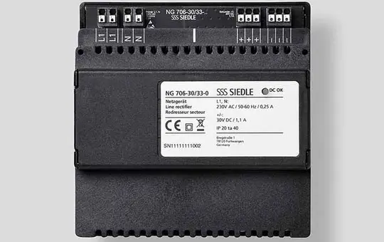 SIEDLE NG 706-30/33-0 Netzgerät zentrale Versorgung