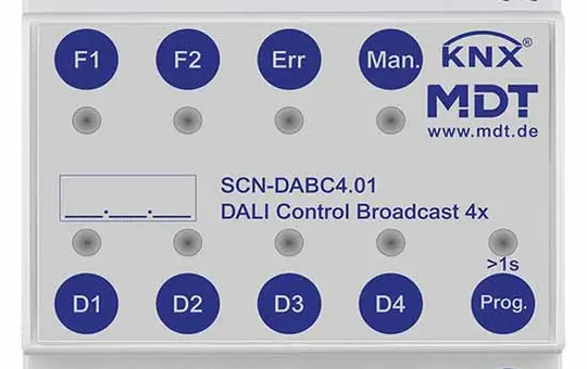 MDT SCN-DABC4.01 KNX-DALI-Gateway Broadcast