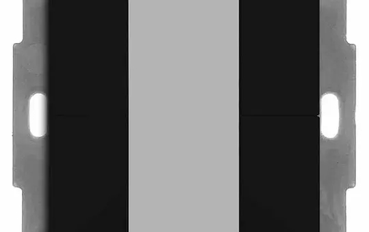 MDT BE-TA550406.02 KNX-Tastsensor 55 v2 4-fach | schwarz matt