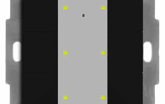 MDT BE-TA55P606.02 KNX-Tastsensor Plus UP v2 6-fach | schwarz matt