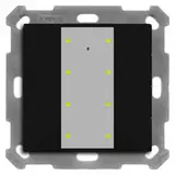 MDT BE-TA55P806.02 KNX-Tastsensor Plus UP v2 8-fach | schwarz matt