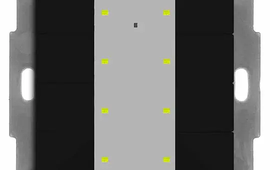 MDT BE-TA55P806.02 KNX-Tastsensor Plus UP v2 8-fach | schwarz matt