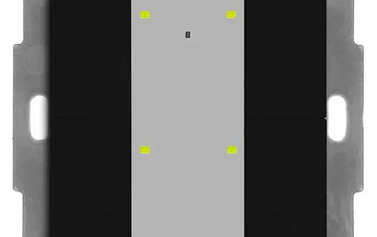 MDT BE-TA55T406.02 KNX-Tastsensor Plus m. Temp. UP v2 4-fach | schwarz matt