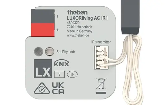 THEBEN LUXORliving AC IR1 Klima-Gateway Universal-IR-Klimaanlagen