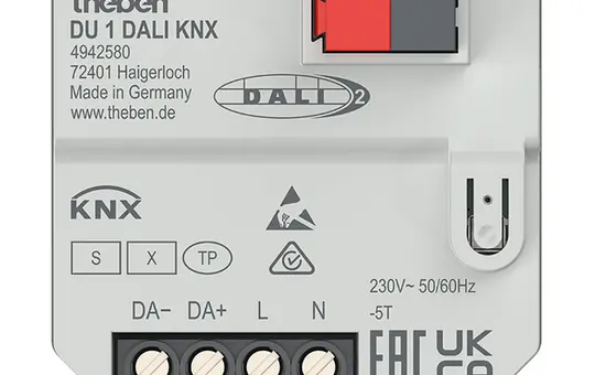 THEBEN DU 1 DALI KNX-DALI-Gateway UP 1-fach