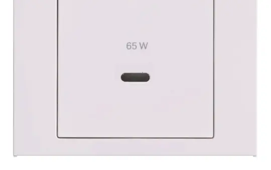 BERKER 48607009 Abdeckung für USB-Ladegerät K.1/K.5 USB-C | polarweiß glänzend