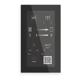 MDT BE-GTSP6TS.01S KNX Glas Touch Smart Plus | glas schwarz