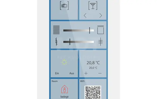 MDT BE-GTSP6TW.01S KNX Glas Touch Smart Plus | glas weiß
