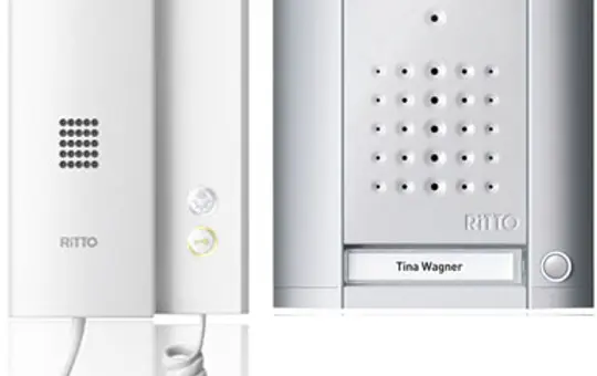 RITTO 1841120 Entravox Komplettpaket Audio Set 1 WE | silber/weiß