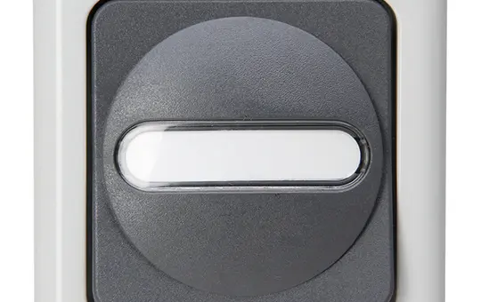 KOPP 560656006 Aufputz-Wippschalter BLUE ELECTRIC Wechselschalter | grau