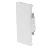 HAGER BRS6513069016 tehalit Brüstungskanal-Endstück Stahlblech | verkehrsweiß | 68x130 mm