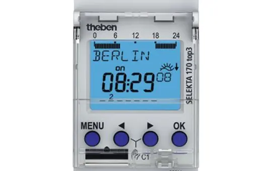 THEBEN SELEKTA 170 top3 Digitale Wochenzeitschaltuhr Wechsler