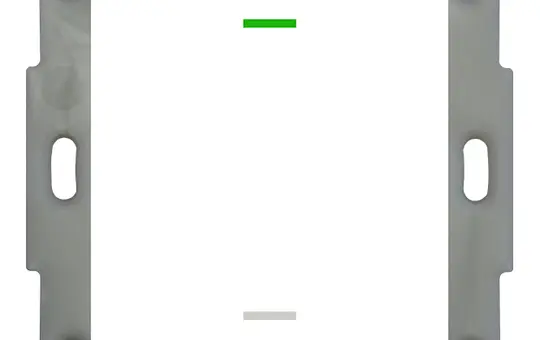 MDT BE-TAL5501.01 KNX-Tastsensor Light 55 1-fach, neutral | reinweiß glänzend