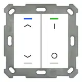 MDT BE-TAL5502.C1 KNX-Tastsensor Light 55 2-fach, Pfeile, IO | reinweiß glänzend