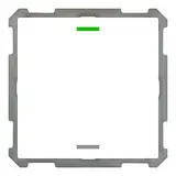 MDT BE-TAL63T1.01 KNX-Tastsensor Light 63 m. Temperatursens. 1-fach, neutral | studioweiß glänzend