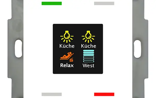 MDT BE-TAS5504.01 KNX-Tastsensor Smart 55 Standard | reinweiß glänzend