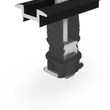 K2 2004148 Universal-Modulklemme Mittelklemme | schwarz eloxiert | 25-40 mm