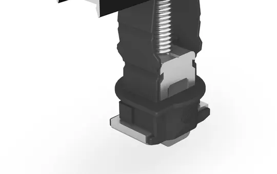 K2 2004148 Universal-Modulklemme Mittelklemme | schwarz eloxiert | 25-40 mm