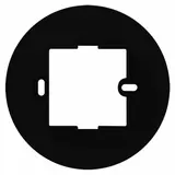 MDT SCN-KP360R306.01 Montagerahmen Slimline Standard | schwarz matt