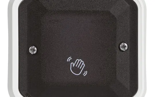 LEGRAND 069595L Schalter berührungslos Plexo New beleuchtet, Garagentor | grau