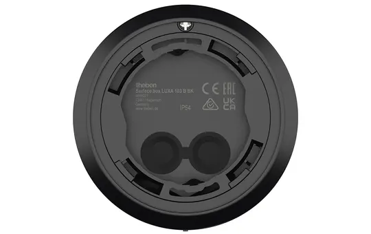 THEBEN Surface box LUXA 103 B BK Aufputz-Montagerahmen schwarz