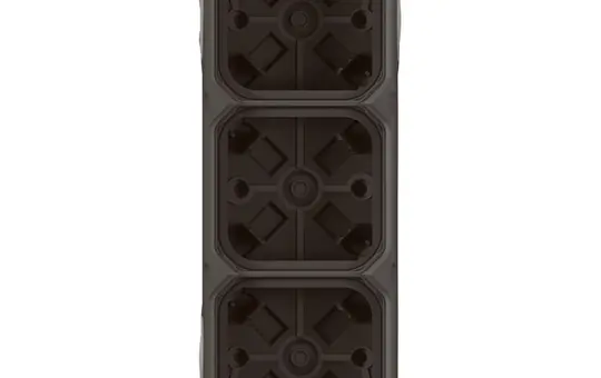 LEGRAND 069603L Aufputzgehäuse Plexo New 3-fach | anthrazit