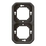 LEGRAND 069607L Abdeckrahmen Plexo New 2-fach | anthrazit