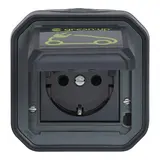 LEGRAND 069708L SCHUKO-Aufputzsteckdose Plexo New für Elektrofahrzeuge | anthrazit