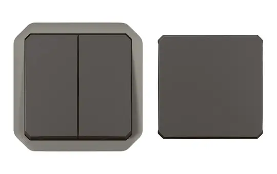 LEGRAND 069800L Einsatz Wippschalter Plexo New Multifunktionsschalter | anthrazit