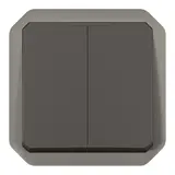 LEGRAND 069805L Einsatz Wippschalter Plexo New Serienschalter | anthrazit