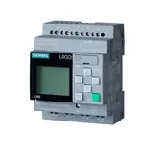 SIEMENS 6ED1052-1MD08-0BA2 LOGO! Basismodul 12/24 V mit Display, 8 DE (4 AE)/4DA, Relais