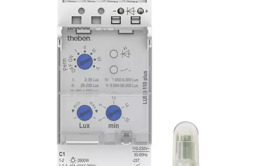 THEBEN LUNA 110 plus AL Analoger Dämmerungsschalter 1 Kanal