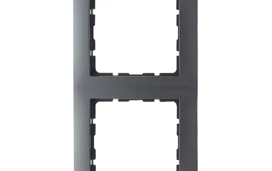 BERKER 10129949 Abdeckrahmen S.1 2-fach | anthrazit matt softtouch