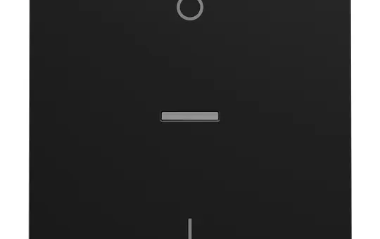 LEGRAND 765310 beschr. Kontrollwippe für Ausschalter SEANO 1-fach, O/I | schwarz lackiert