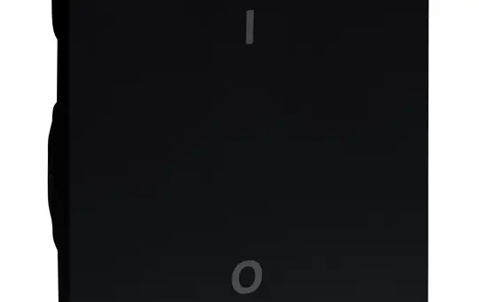 LEGRAND 765302 beschr. Wippe für Ausschalter SEANO 1-fach, O/I | schwarz lackiert