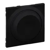 LEGRAND 765340 Drehdimmerabdeckung SEANO ohne Neutralleiter | schwarz lackiert