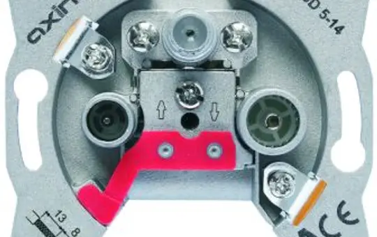 AXING SSD 5-00 Antennendose 3-fach, SAT, CATV, Stich