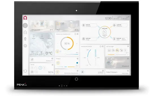 PEAKNX PNX12-20001.02 Touchpanel Control 12 Standard | schwarz