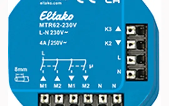 ELTAKO MTR62-230V Motor-Trennrelais 2+2 Schließer, 4 A