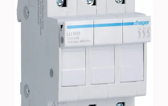 HAGER LU503 Sicherungselement 3-polig