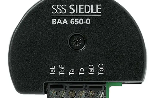 SIEDLE BAA 650-0 Bus-Audio-Auskopplung für den Einbau in 55er Dose