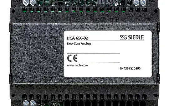 SIEDLE DCA 650-02 DoorCom-Analog 1 Rufeingang | schwarz